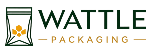 wattle packaging logo light